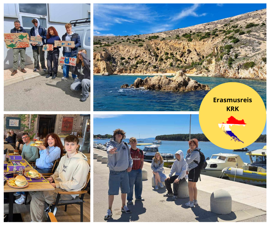Fotoverslag: Leerlingen 6TW beleven unieke Erasmusreis op Kroatisch eiland Krk en werken een week lang rond ‘Planet vs plastics’