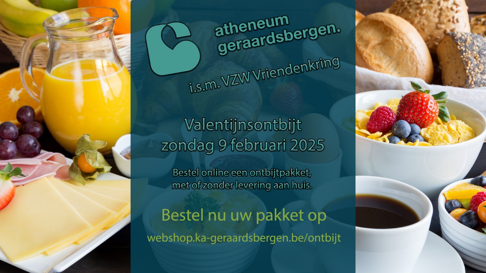 Bestel nog snel je lekker Valentijnsontbijt van De Vriendenkring