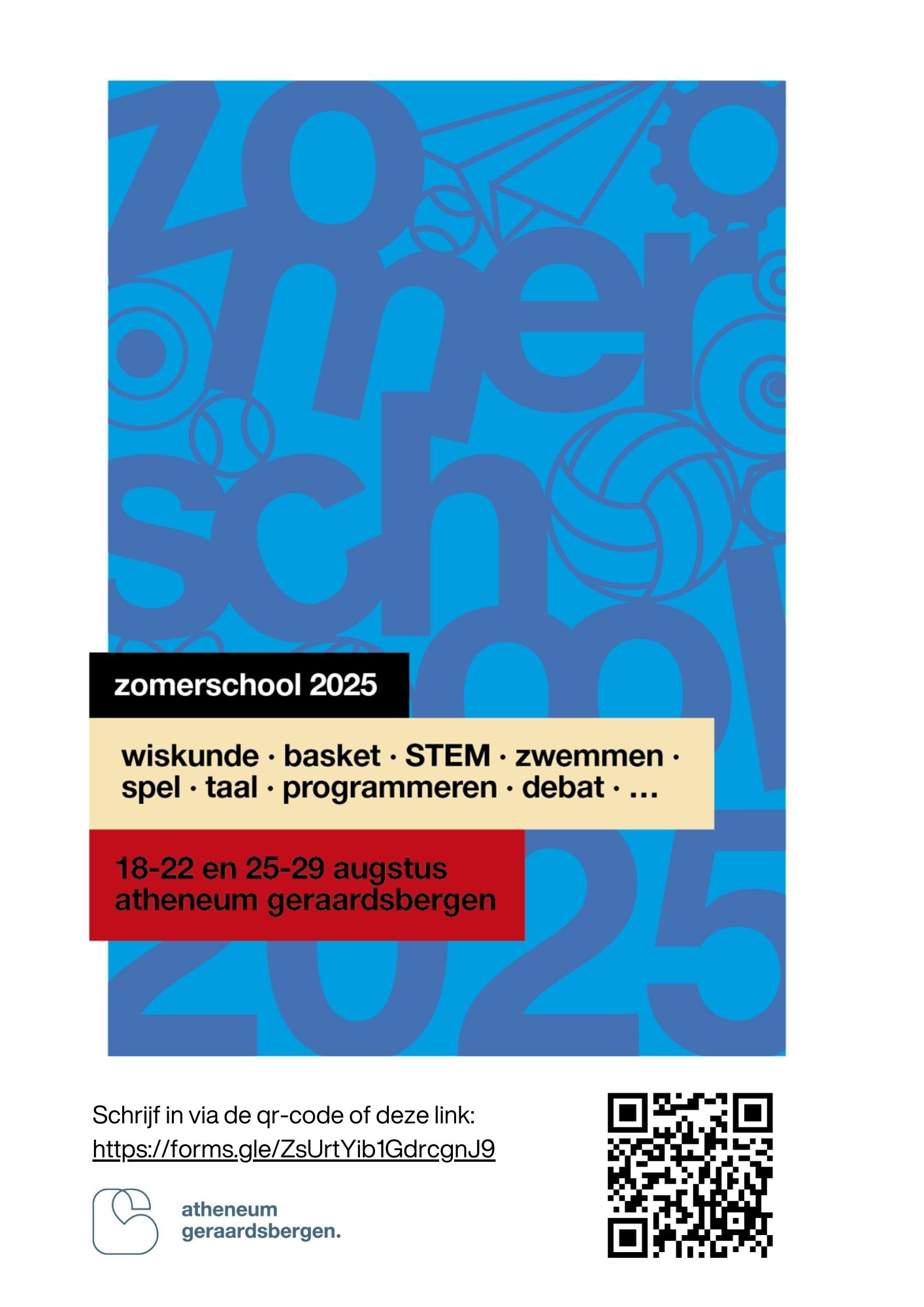 Zomerschool 2025 – alle info!