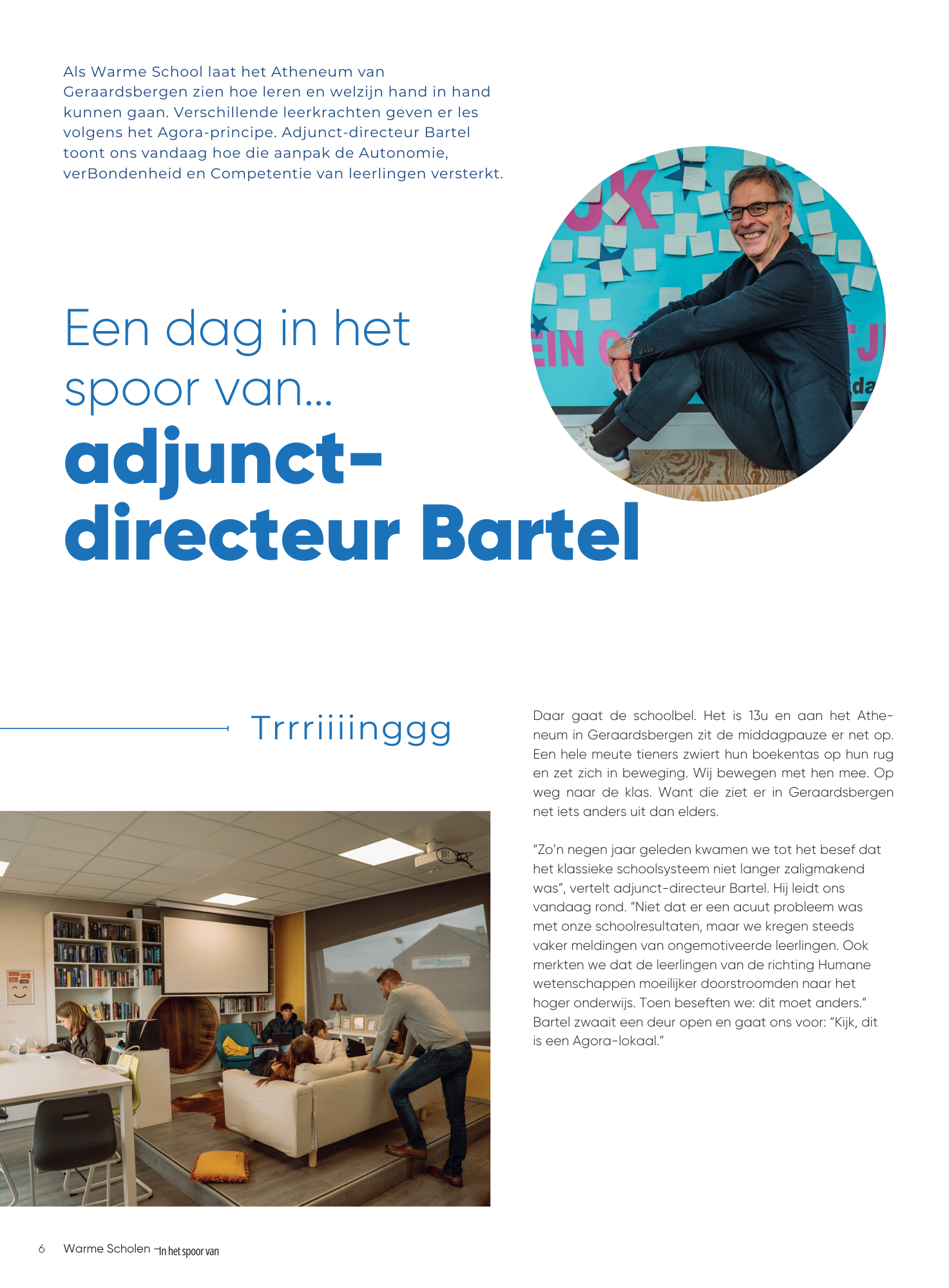 Agora op het atheneum: een krachtige en warme leeromgeving