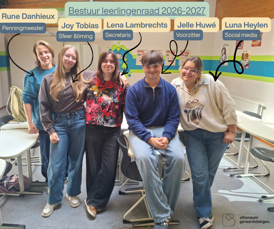 Bestuur leerlingenraad 2026-2027